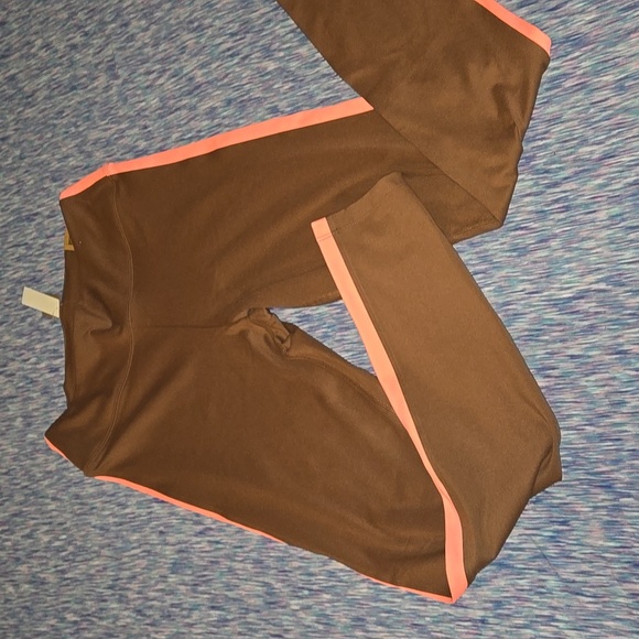 PINK Victoria's Secret Pants - PINK Women's High-Waist Full Length Legging Brown and Pink Size M NWT